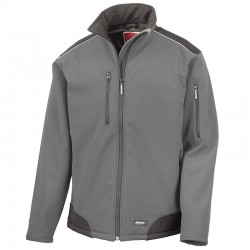 Plain Soft Shell Jacket Ripstop Workwear Result